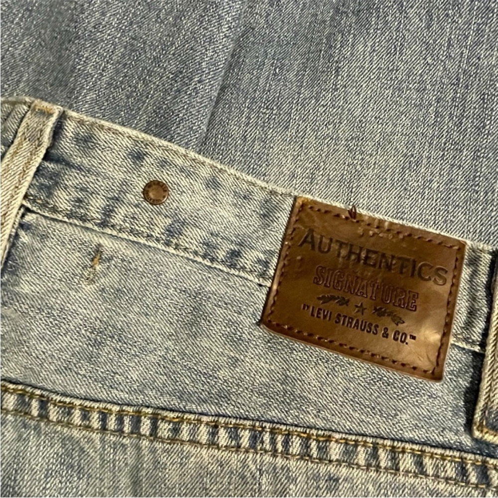 Levi Strauss Authentics Signature Copper Riveted Low Boot Jeans Men Size 34 / 32 - Picture 4 of 7